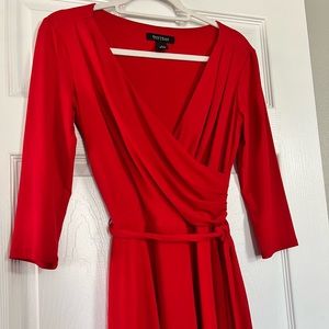 White House Black Market Red Dress ♥️🌹🤍